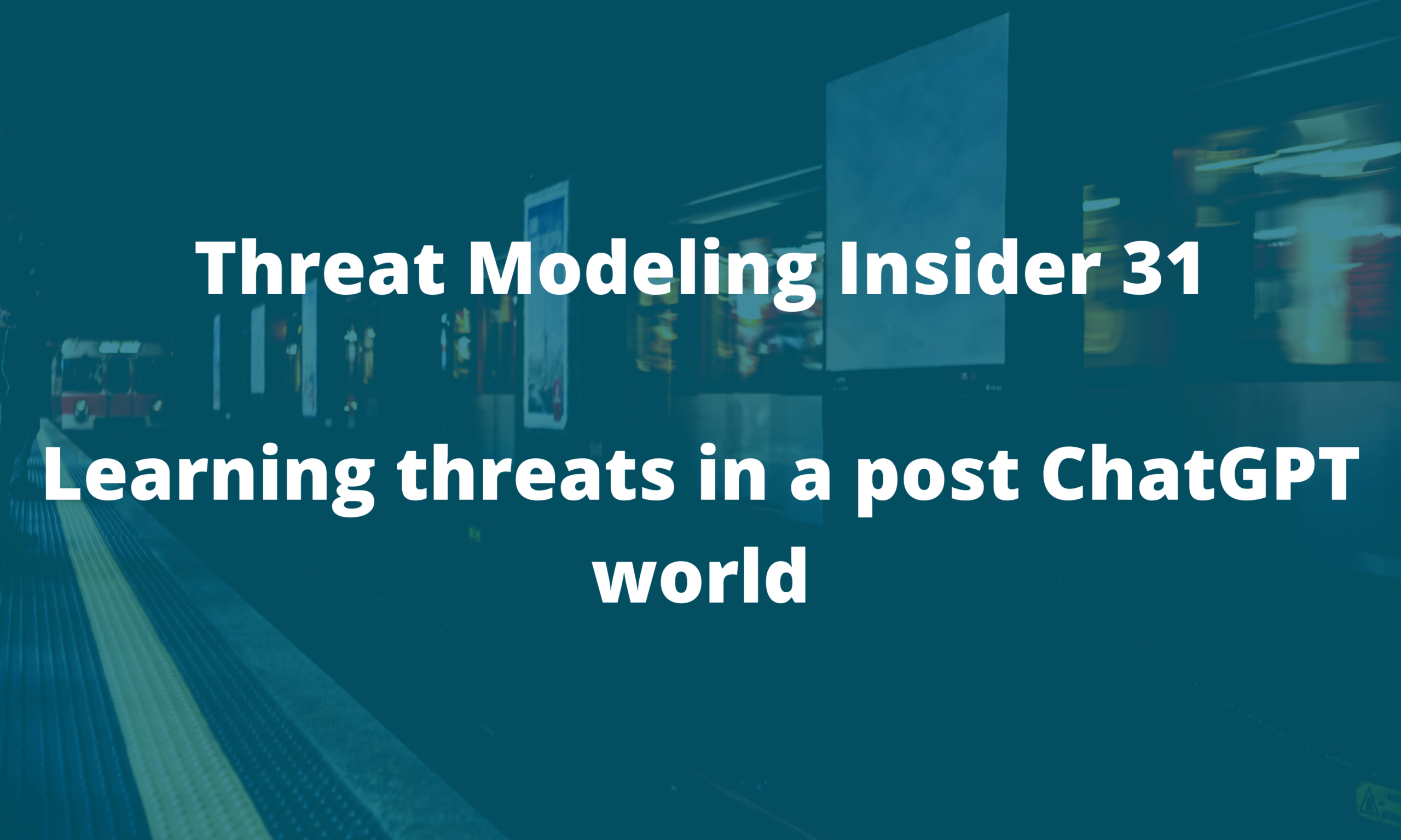 Threat Modeling Insider – January 2024
