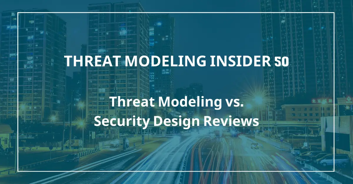 Threat Modeling Insider – January 2026