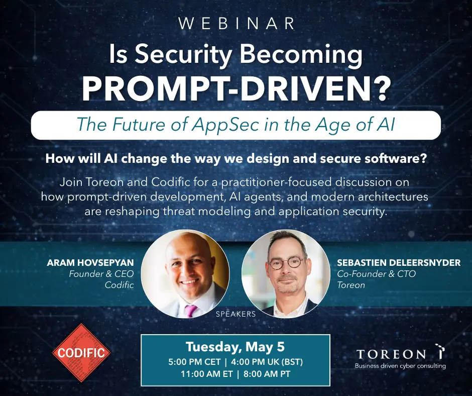 Security Prompt Driven Joint Webinar FB post