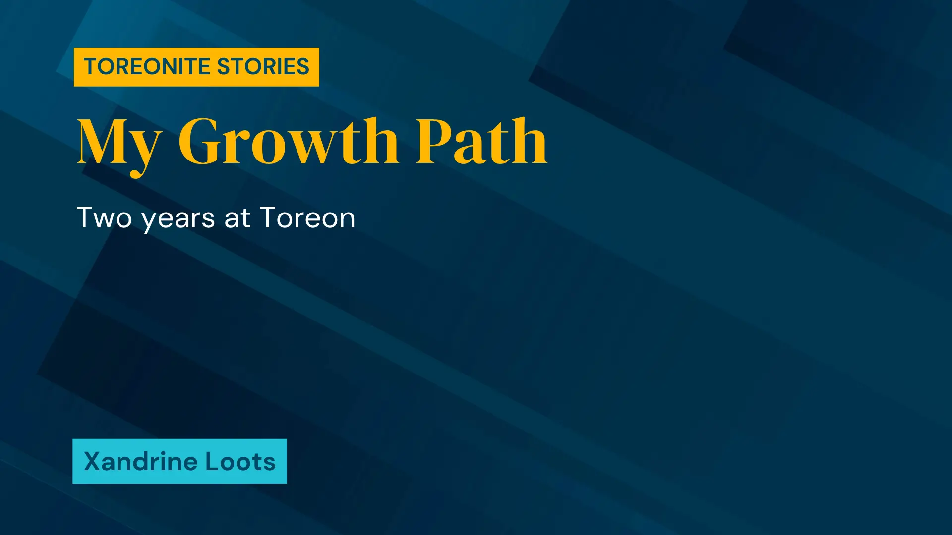 Toreon Blog thumbnail My Growth Path
